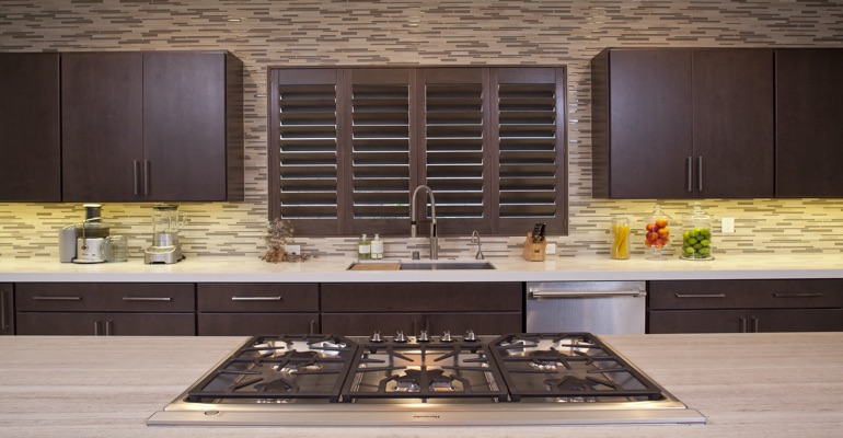 Chicago wood shutter kitchen